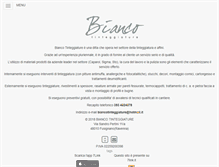 Tablet Screenshot of biancotinteggiature.com